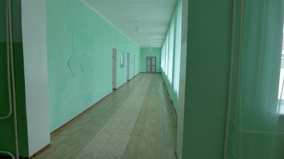 Korridor Mittelschule Nowo-Iljinowka, Kasachstan