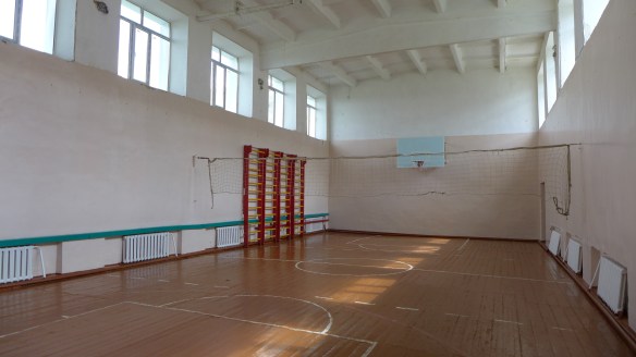 Turnhalle Mittelschule Nowo-Iljinowka, Kasachstan